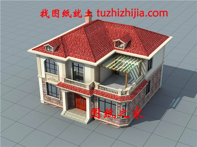 4套農(nóng)村二層樓房普通設(shè)計圖，造價13萬左右，風(fēng)格齊全，造價低