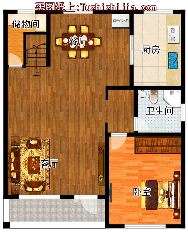 農(nóng)村二層樓房普通設(shè)計(jì)圖，造價(jià)15萬(wàn)，真正適合自家的住宅