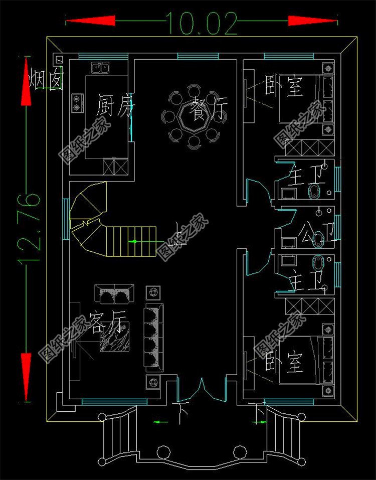 推薦：這四款10×12米三層房屋設(shè)計圖，戶型經(jīng)典耐看