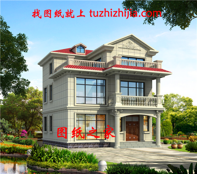 農(nóng)村三層20萬自建房圖，不用借錢都能蓋，建好后羨慕倒一大片人