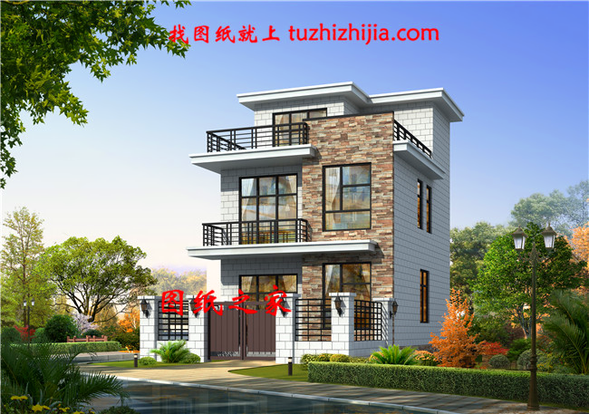 農(nóng)村三層20萬自建房圖，不用借錢都能蓋，建好后羨慕倒一大片人