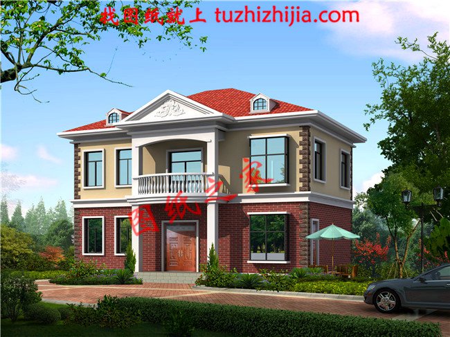 分享5套農村15-20萬二層樓房設計圖，這種設計美呆了，拿走不謝！