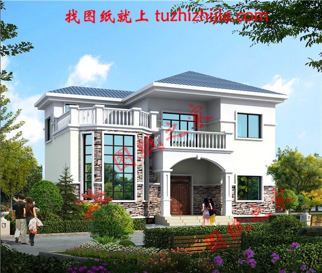 分享5套農村15-20萬二層樓房設計圖，這種設計美呆了，拿走不謝！