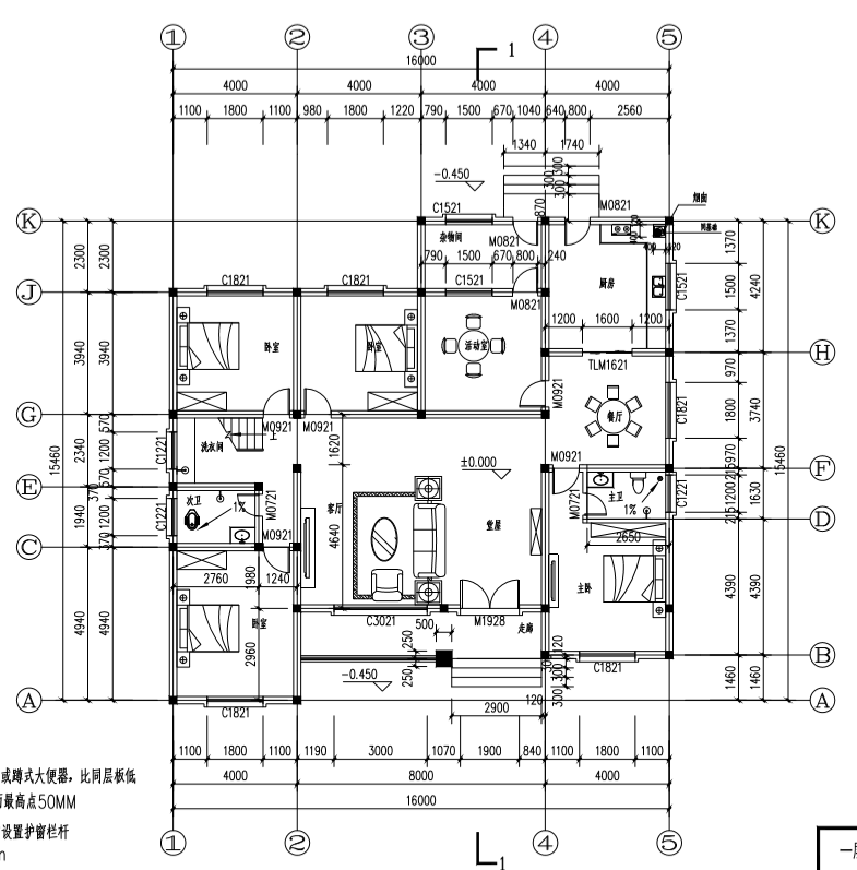 史上最全農(nóng)村一層自建房設(shè)計(jì)圖大全，你想要的都在這兒了！