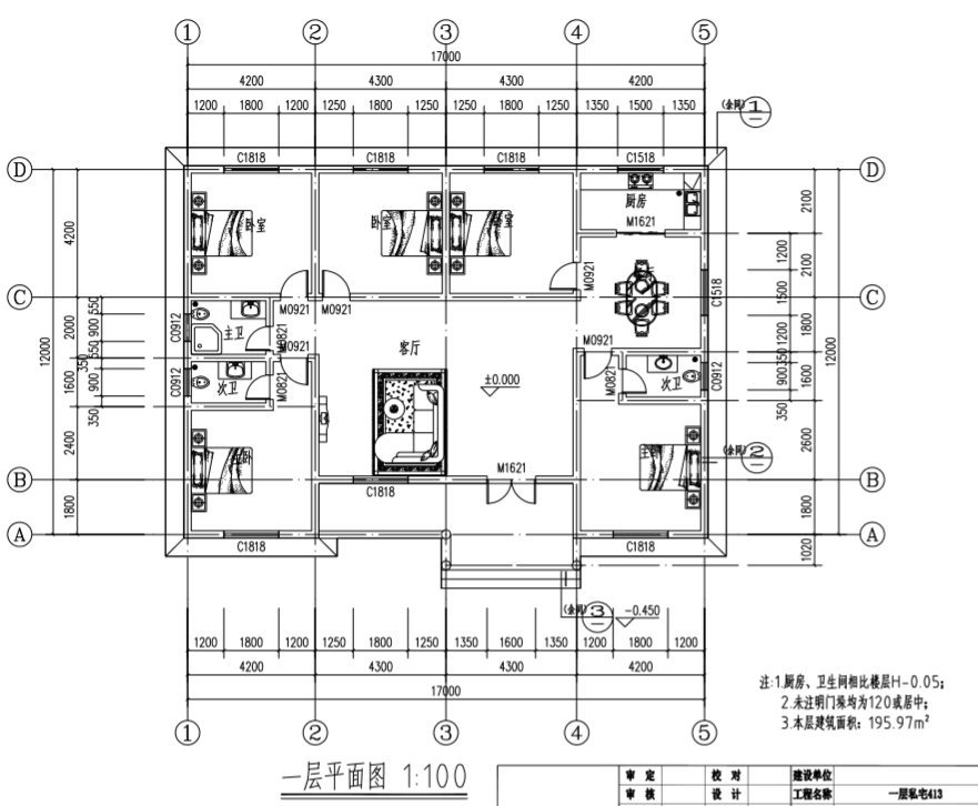 史上最全農(nóng)村一層自建房設(shè)計(jì)圖大全，你想要的都在這兒了！