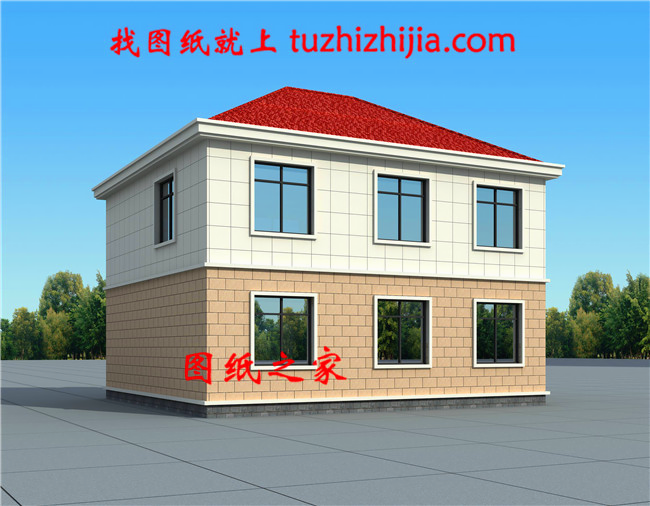 農(nóng)村20萬二層樓房圖片大陽(yáng)臺(tái)，居住舒適，親戚看了都想建