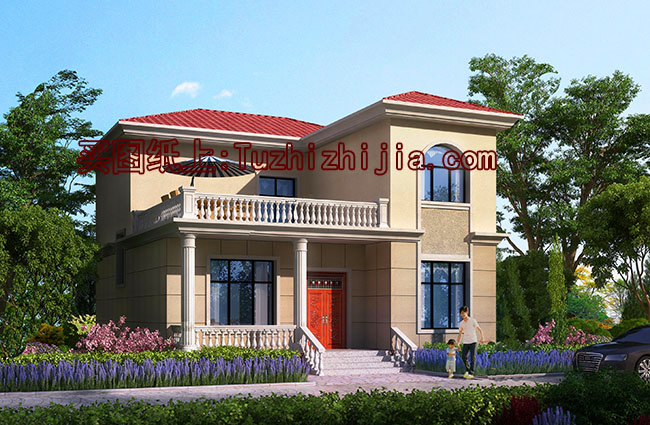 農(nóng)村20萬二層樓房圖片大陽(yáng)臺(tái)，居住舒適，親戚看了都想建