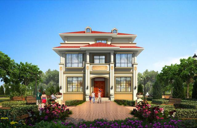 心心念念的二層半帶露臺(tái)自建房圖片，好看實(shí)用就選它了