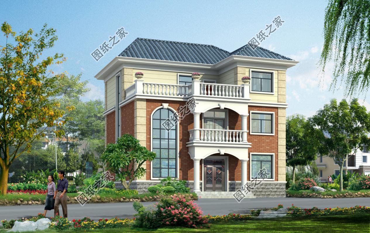 農(nóng)村三層自建房效果圖，經(jīng)濟實用，保證讓你眼前一亮