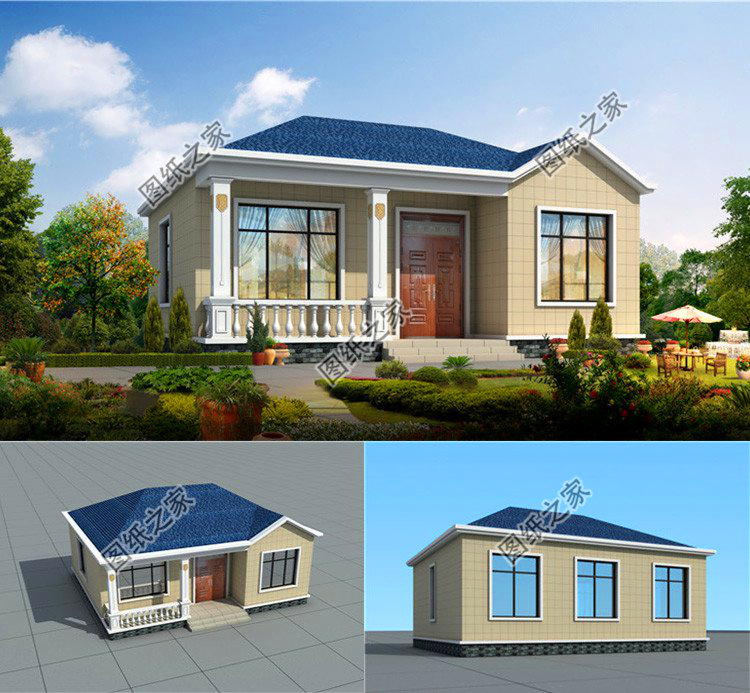 10款一層自建房圖紙，竟讓人如此心動，借錢都要蓋！