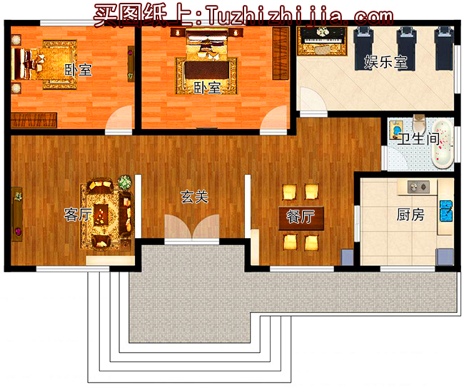 農(nóng)村120平米一層自建房圖，最低造價(jià)僅10萬(wàn)，不建還在等什么