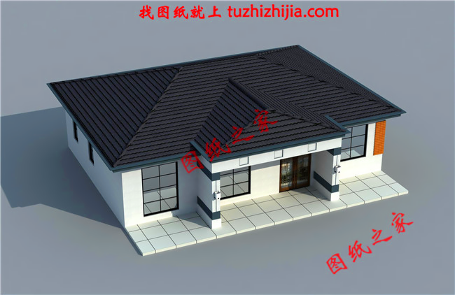 現(xiàn)代農(nóng)村一層平房圖片，簡單大氣，看一眼你就忍不住想建