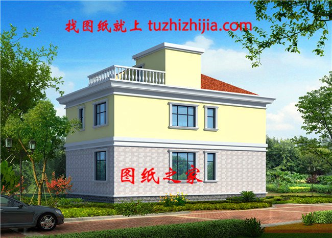 6套農村20萬元二層小樓圖，這樣的房子蓋起來那是相當有面子的