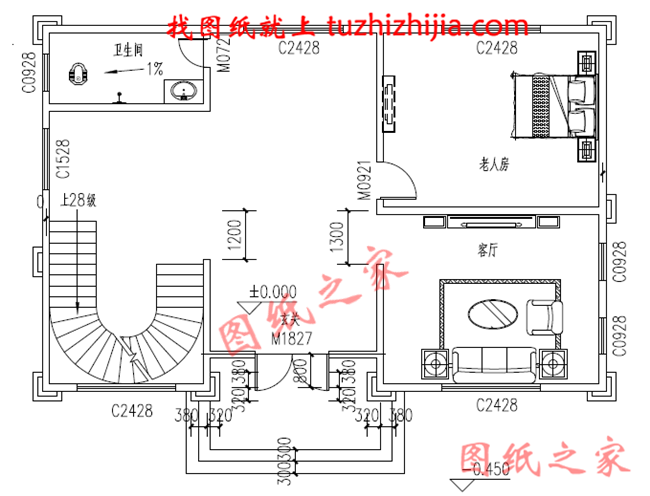 120平米農村房屋設計圖，80%的人都喜愛
