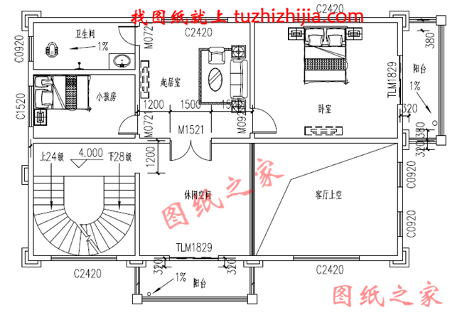 120平米農村房屋設計圖，80%的人都喜愛