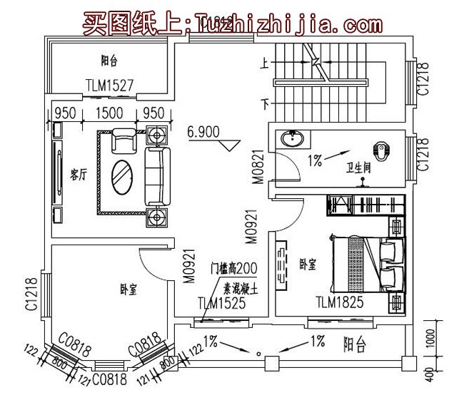 九十平米農(nóng)村房屋圖，小宅基地也能建起來