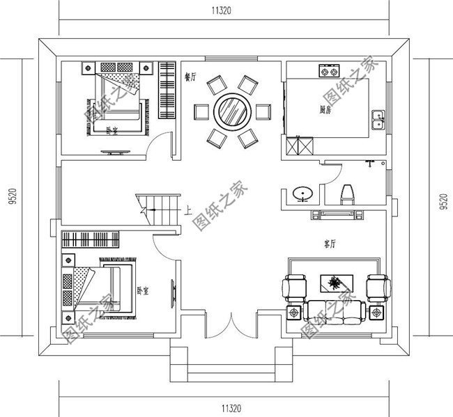 農(nóng)村二層半小戶型別墅設(shè)計(jì)圖，建一棟絕對(duì)是人生贏家