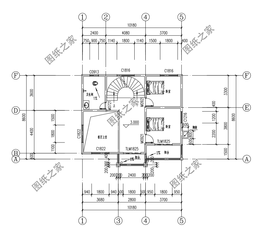 80平米農(nóng)村簡單房子效果圖，小戶型，全部送給你