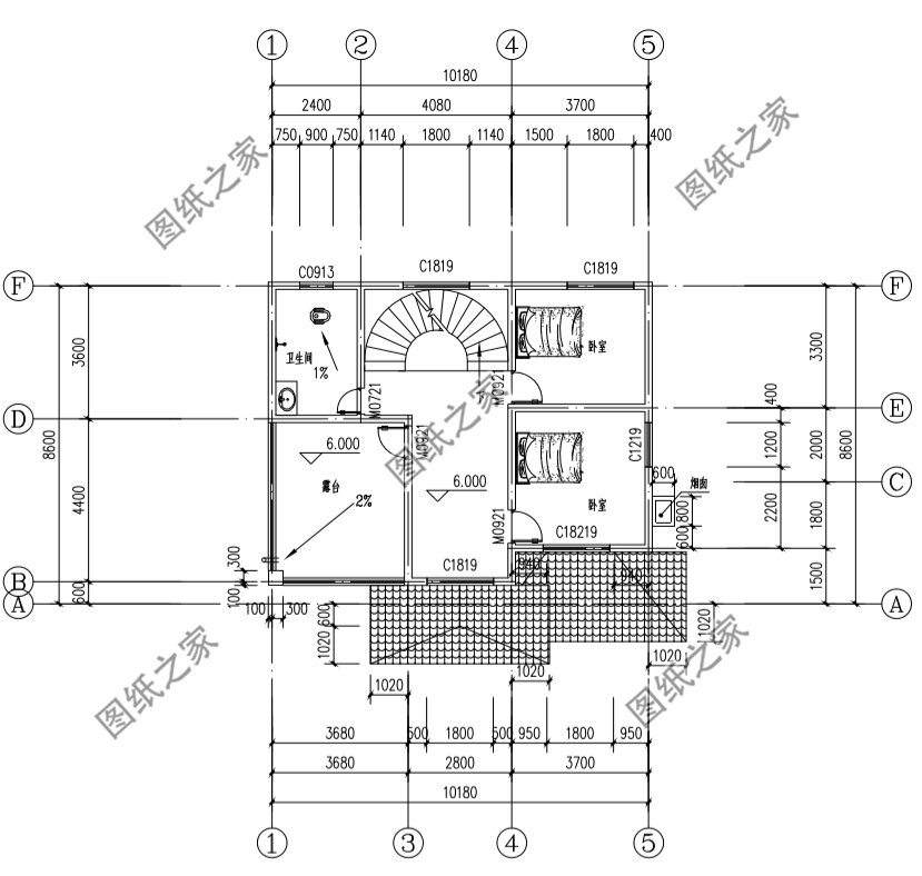 80平米農(nóng)村簡單房子效果圖，小戶型，全部送給你