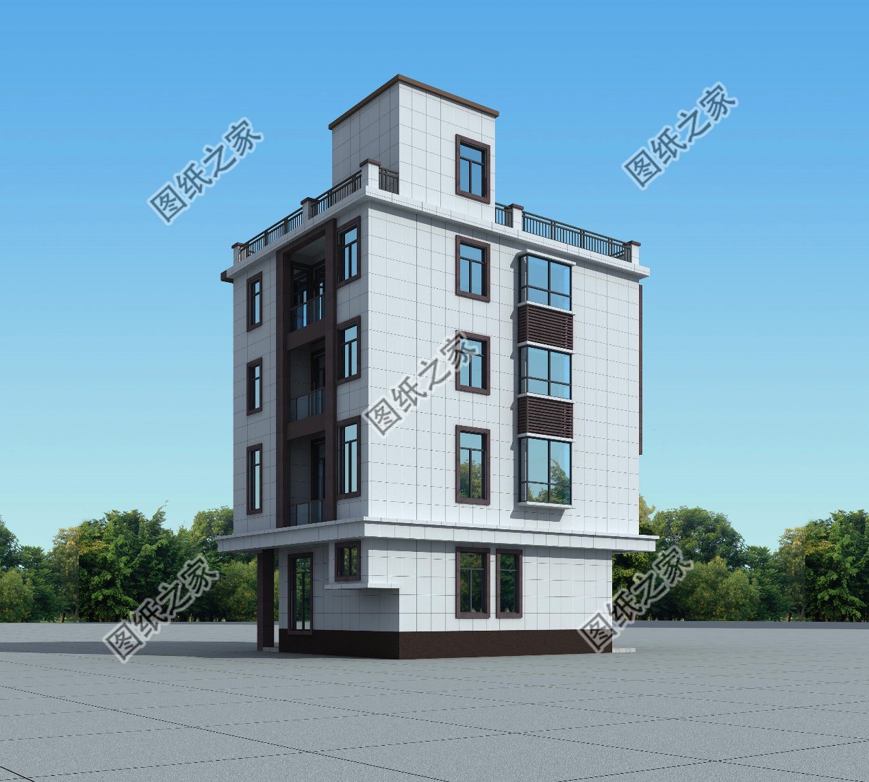 80平米農(nóng)村簡單房子效果圖，小戶型，全部送給你