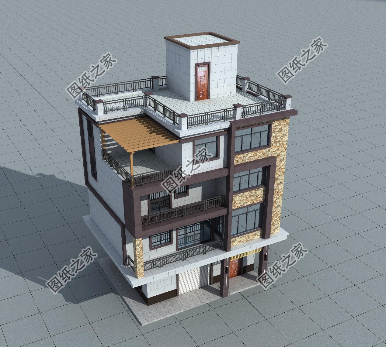 80平米農(nóng)村簡單房子效果圖，小戶型，全部送給你