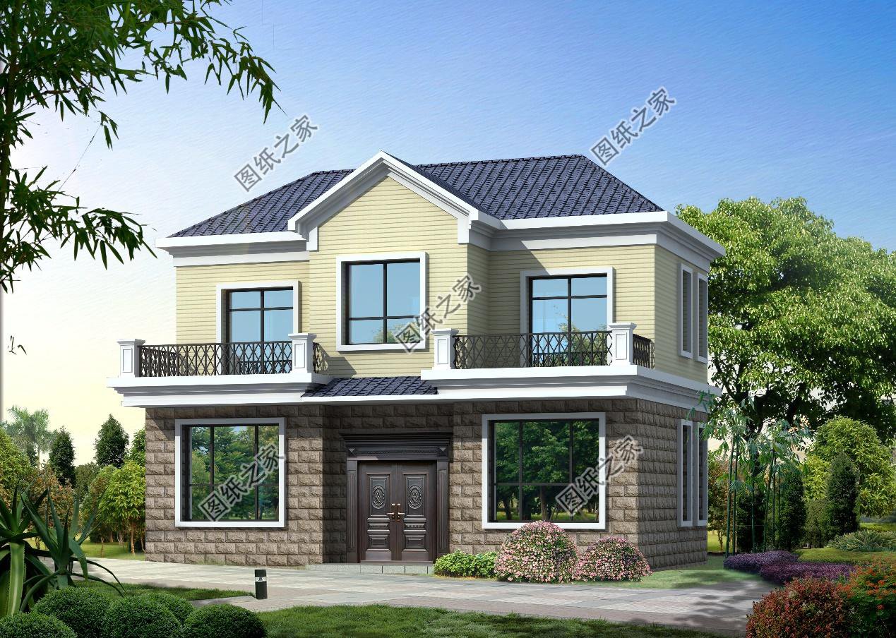 80平米農(nóng)村簡單房子效果圖，小戶型，全部送給你