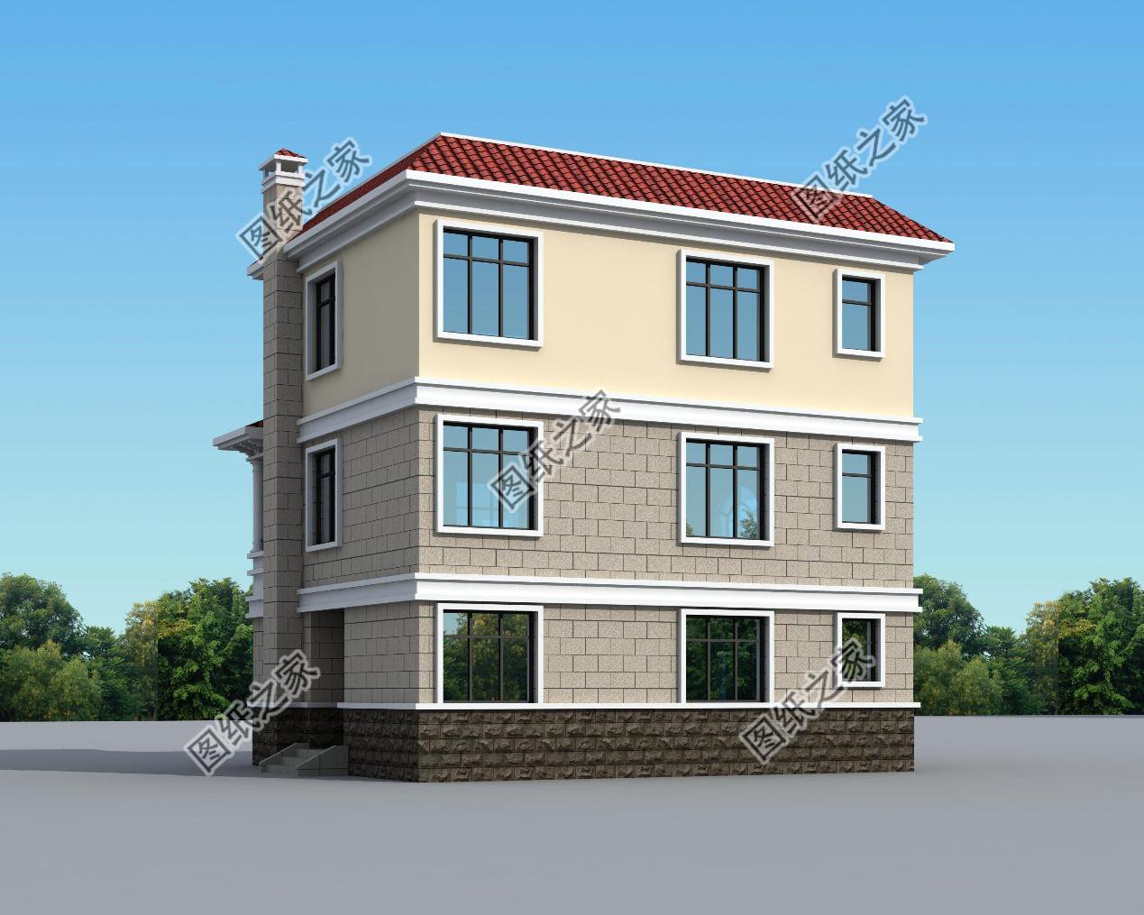 80平米農(nóng)村簡單房子效果圖，小戶型，全部送給你