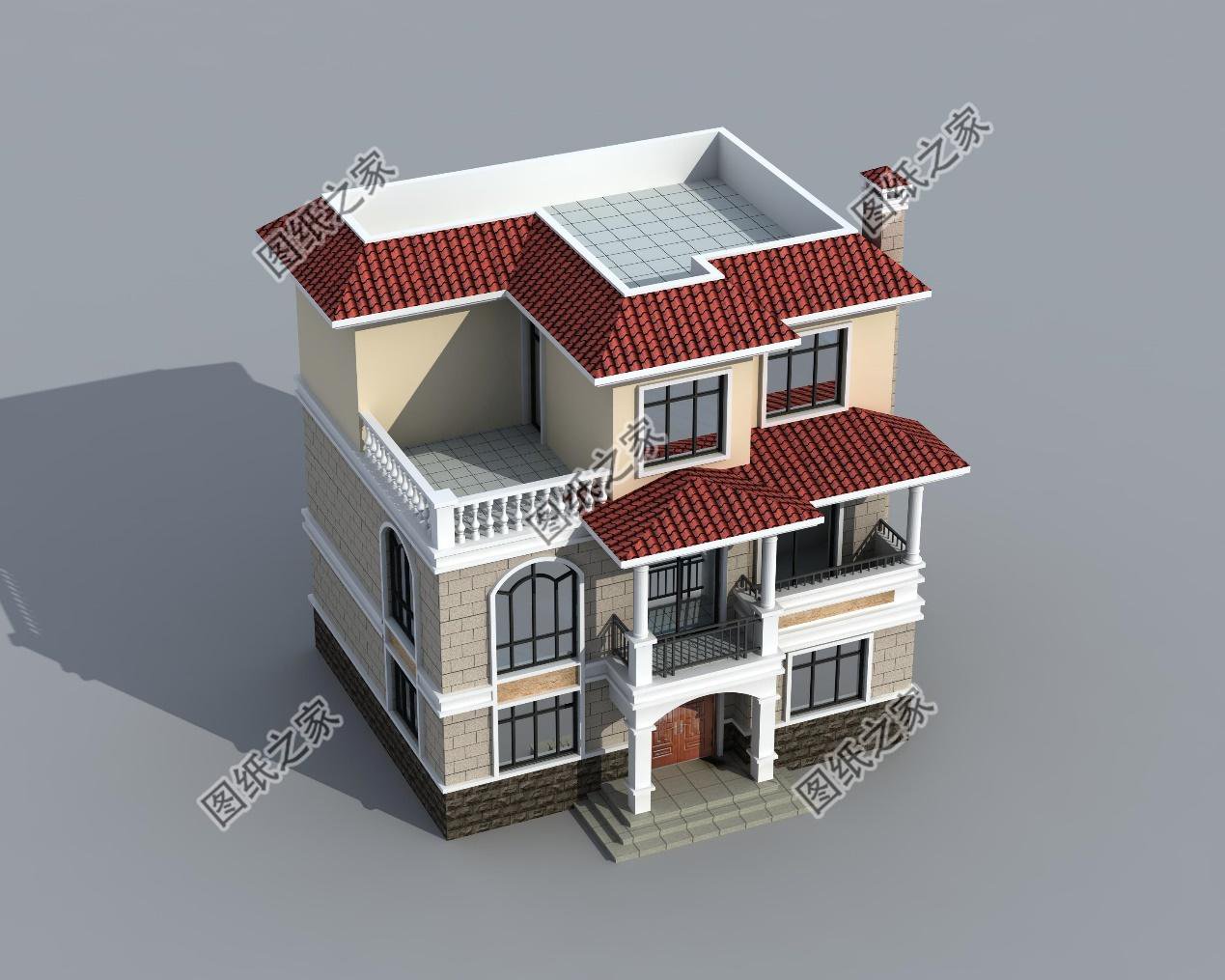 80平米農(nóng)村簡單房子效果圖，小戶型，全部送給你