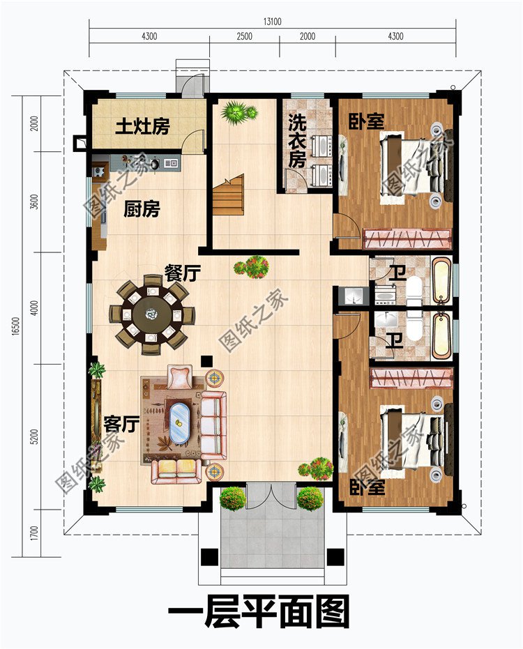 獨棟三層新中式簡約自建房