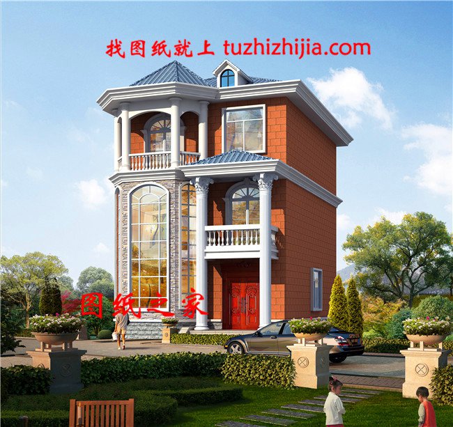 看了這四款自建房90平方米三層設計圖，你還不心動嗎？