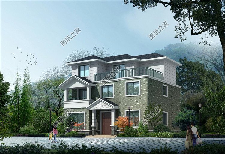 農(nóng)村20萬(wàn)元三層小樓效果圖，同學(xué)看了都羨慕