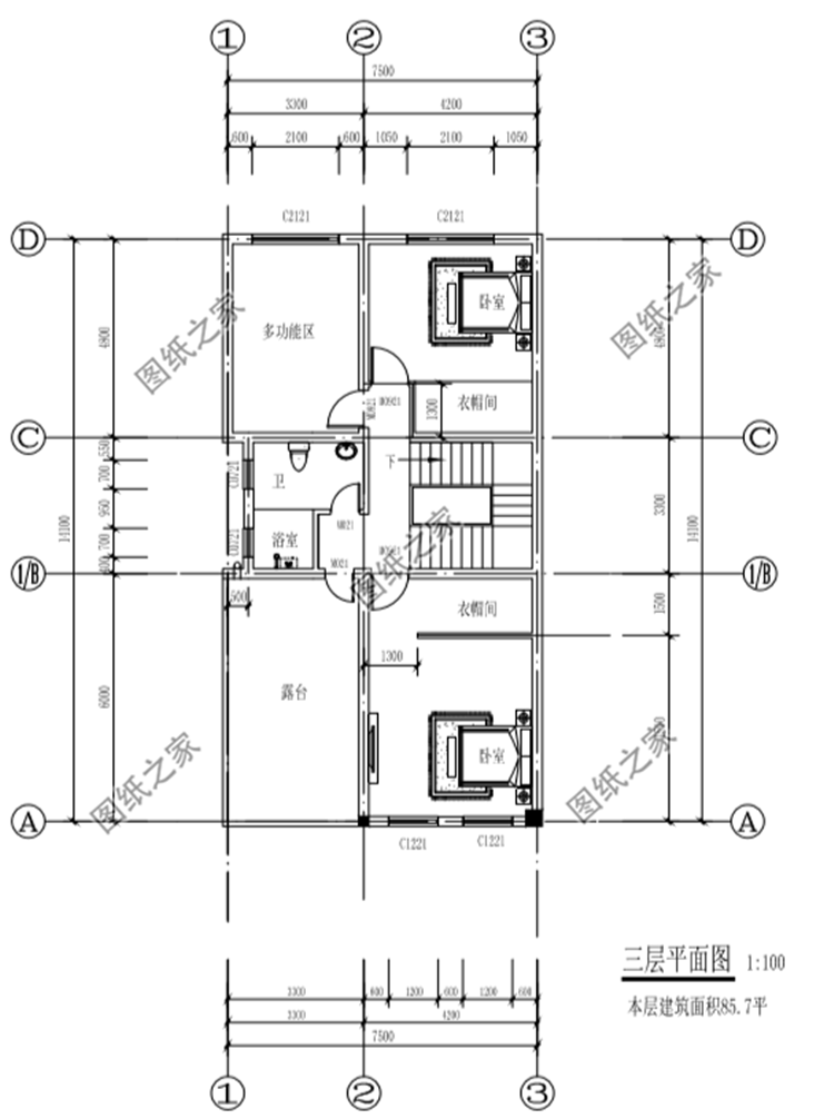 農(nóng)村20萬(wàn)元三層小樓效果圖，同學(xué)看了都羨慕