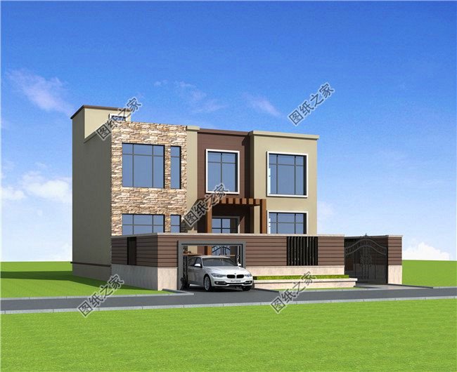 農(nóng)村30萬二層樓房圖片帶院子，真正適合農(nóng)村建的房子