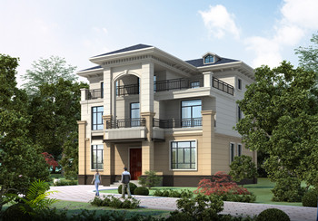 鄉(xiāng)下三層大氣房子設(shè)計(jì)圖，外觀挺高大上的，主體29萬多