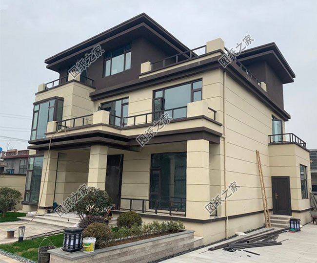 三層自建房實景圖，看了別人家建的房子，我也心動了