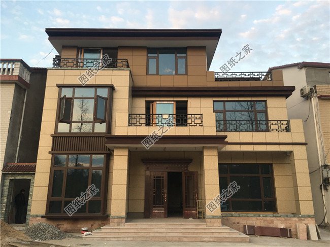 三層自建房實景圖，看了別人家建的房子，我也心動了