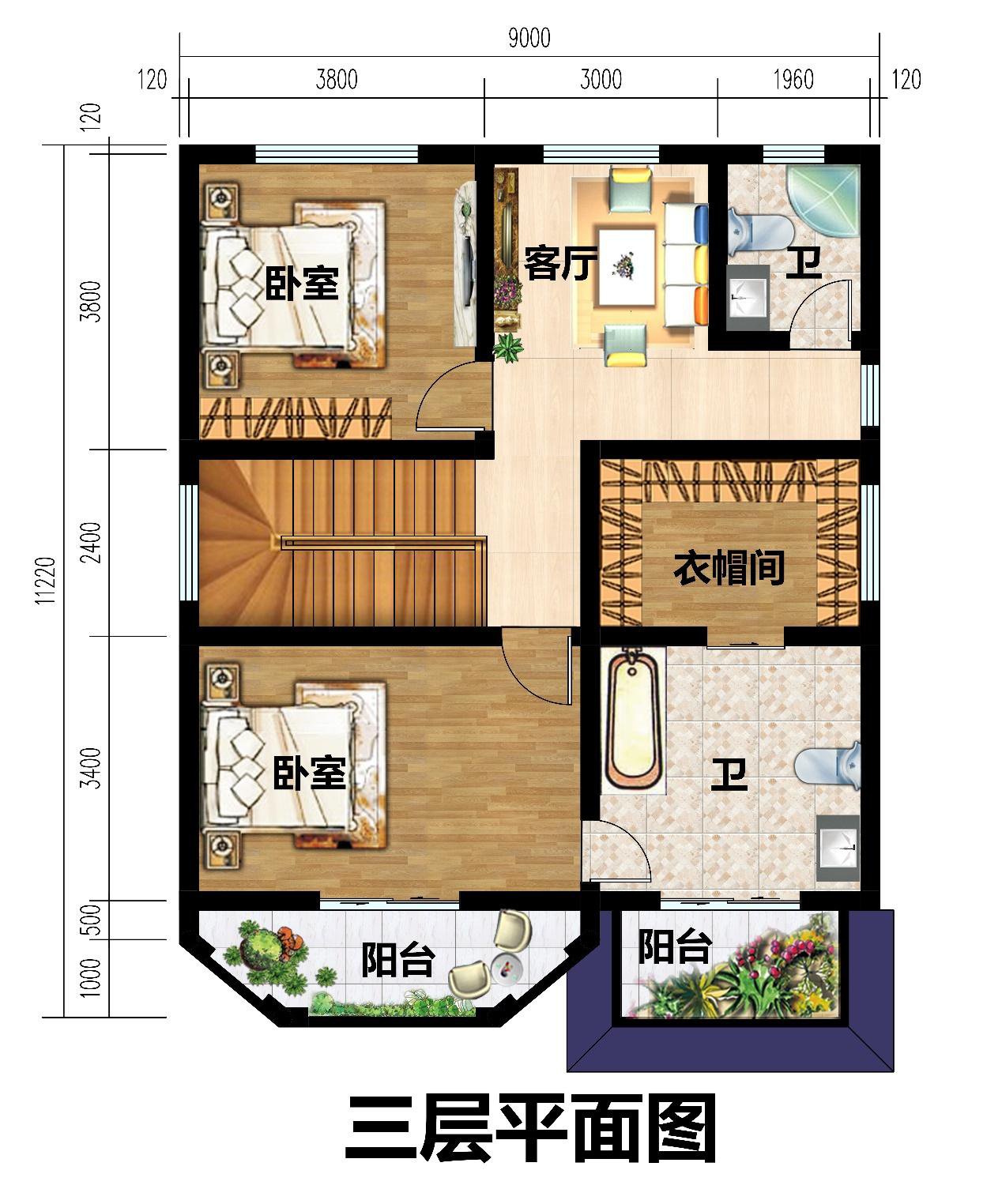 2024新款小型別墅圖，經(jīng)典耐看，戶型實(shí)用，萬一哪天就用上了