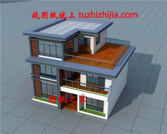 農村三間三層自建房圖，外觀時尚布局講究，經得起時間的考驗