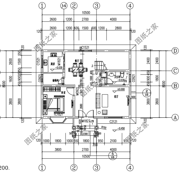 農(nóng)村自建二層小別墅圖，占地90平米，回家趕緊建，讓全村都羨慕