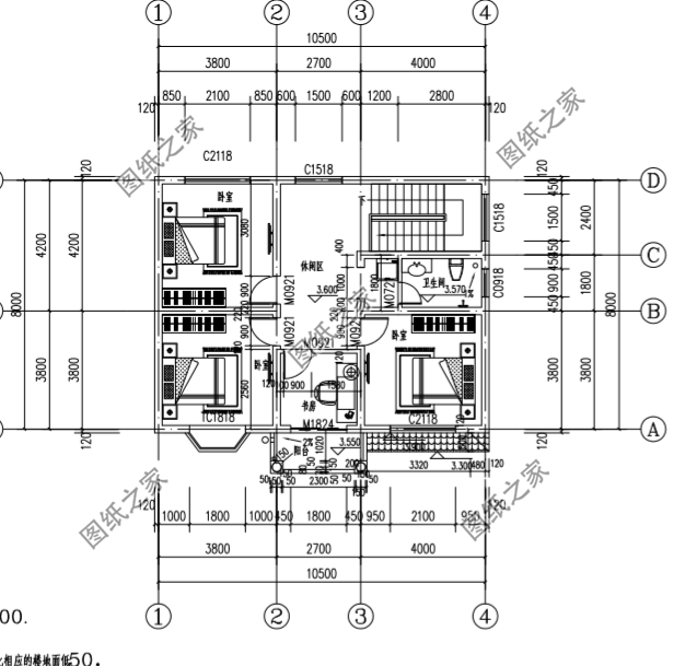 農(nóng)村自建二層小別墅圖，占地90平米，回家趕緊建，讓全村都羨慕