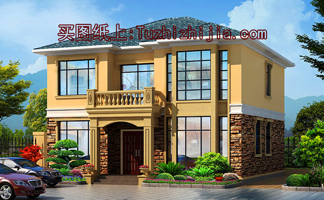 9米x12米農(nóng)村自建房圖，戶型方正，建房前一定要了解