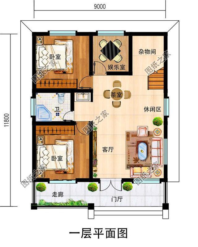 農(nóng)村三層占地90平方米自建房設(shè)計(jì)圖，簡(jiǎn)直就是小宅基地的福音