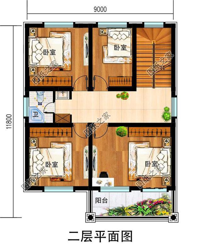 農(nóng)村三層占地90平方米自建房設(shè)計(jì)圖，簡(jiǎn)直就是小宅基地的福音