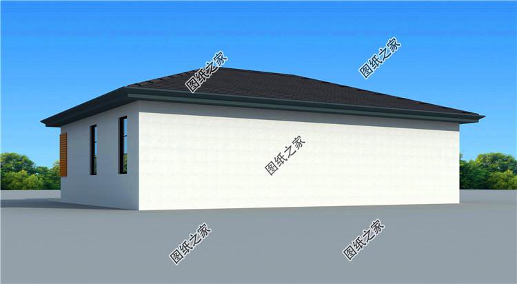 農(nóng)村一層自建房效果圖，另附4室一廳詳細(xì)圖，建房一定要看