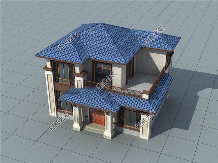 農(nóng)村自建二層樓圖，新穎大氣，你想要的樣子都有