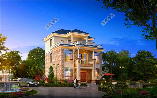 農(nóng)村10x12米三層自建房設(shè)計(jì)圖給你備好了，是土豪的點(diǎn)進(jìn)來