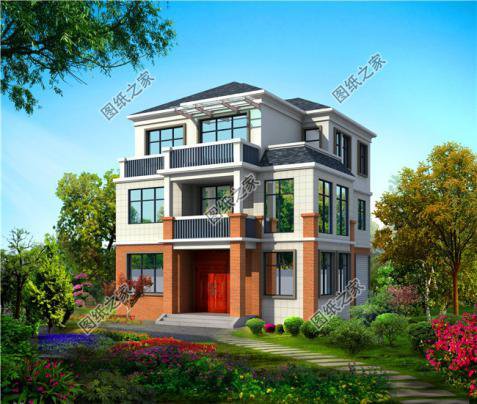 農(nóng)村10x12米三層自建房設(shè)計(jì)圖給你備好了，是土豪的點(diǎn)進(jìn)來