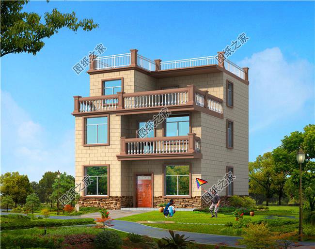 農(nóng)村10x12米三層自建房設(shè)計(jì)圖給你備好了，是土豪的點(diǎn)進(jìn)來