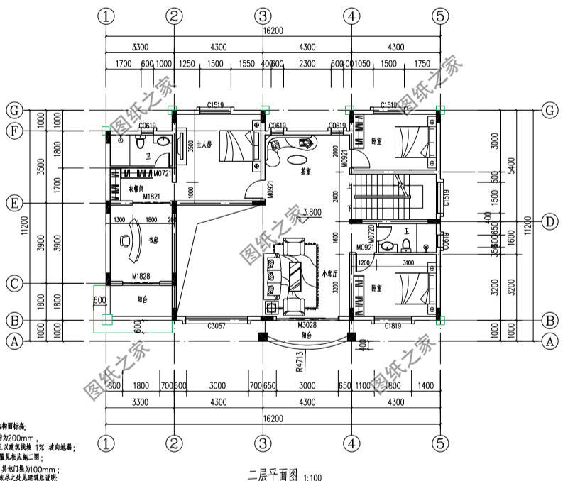 4套高顏值別墅效果圖帶戶型圖，美觀實(shí)用，百看不厭
