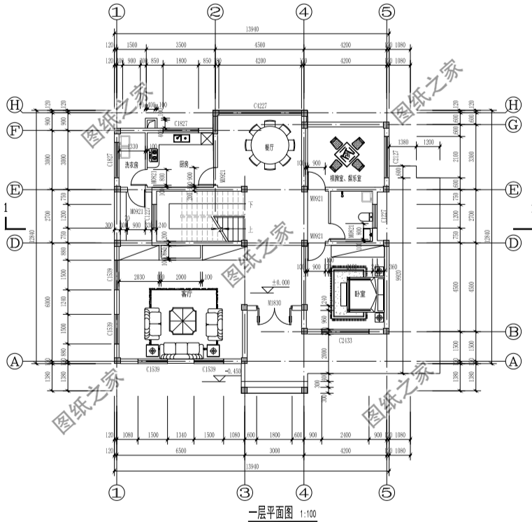 4套高顏值別墅效果圖帶戶型圖，美觀實(shí)用，百看不厭